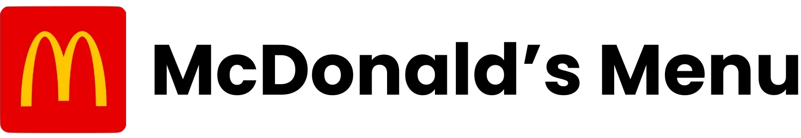 McDonald’s Menu
