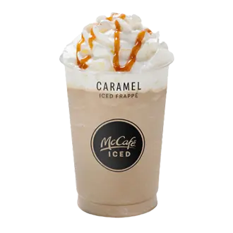 caramel iced frappe