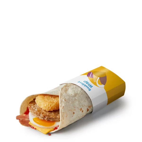 McDonald's Breakfast Wrap with Ketchup Banner
