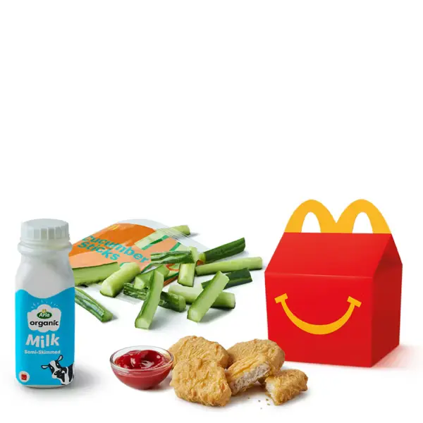 mcdonalds Chicken McNuggets 4 pieces meal