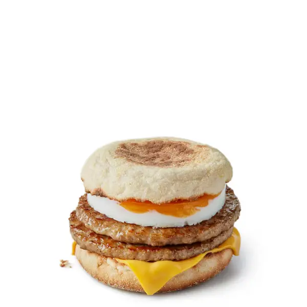 mcdonalds Double Sausage Egg McMuffin