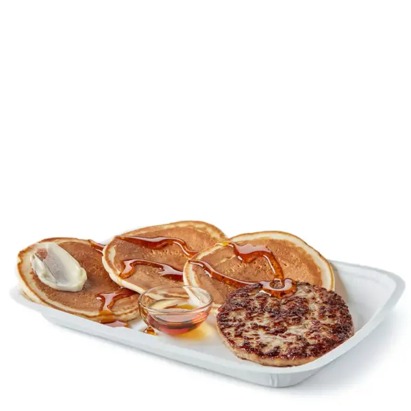 mcdonalds Pancakes Sausage with Syrup