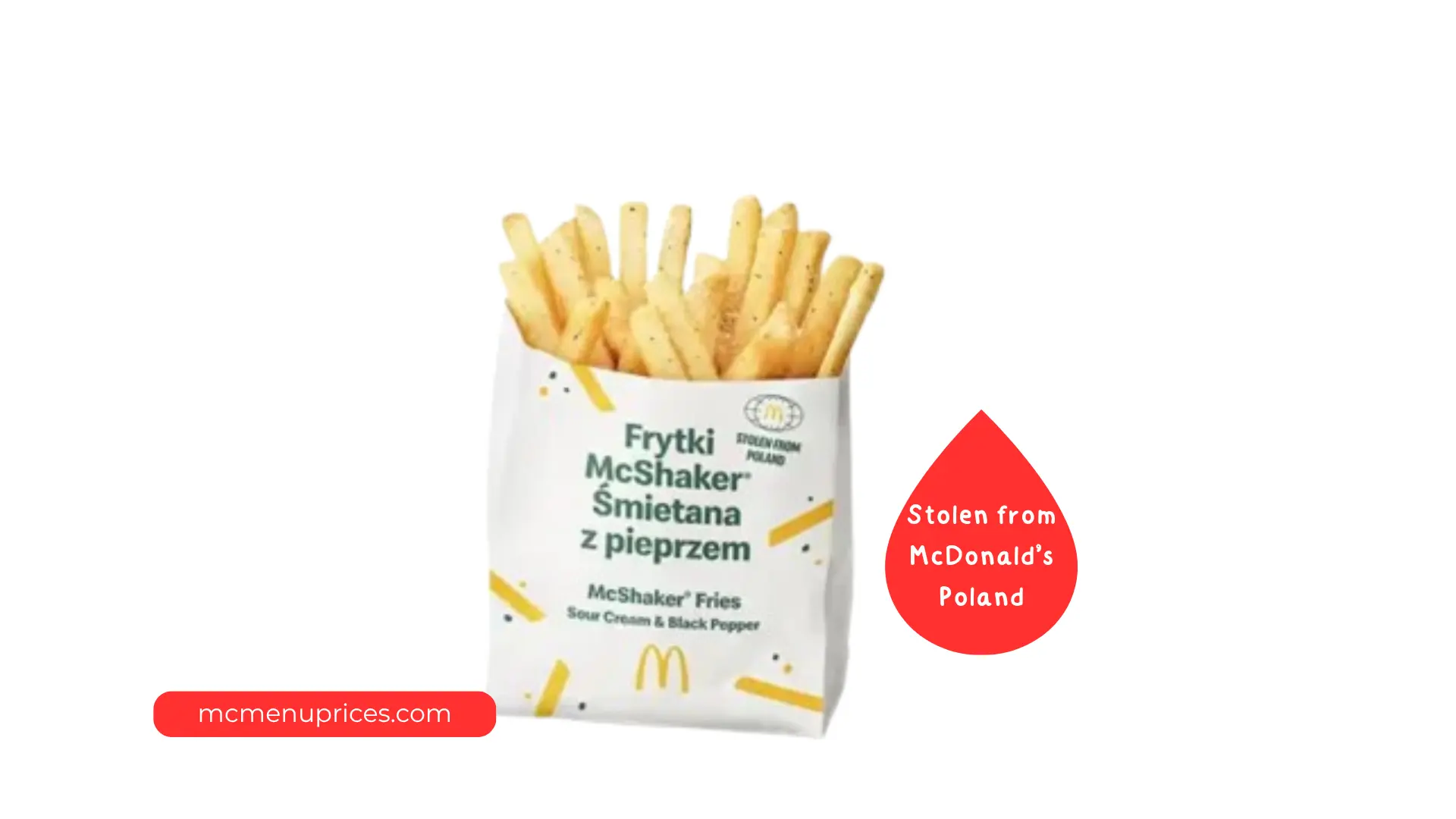 mcdonalds sour cream and black pepper shaker fries medium