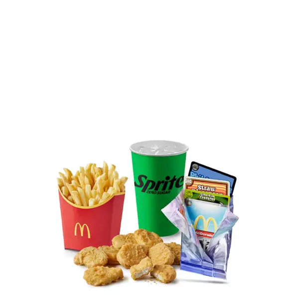 CARDS 9 McNuggets Meal – Win 1 Free Food Item
