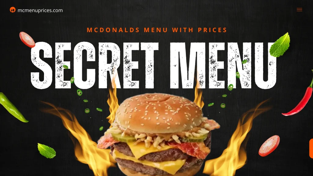 McDonald's Secret Menu Banner