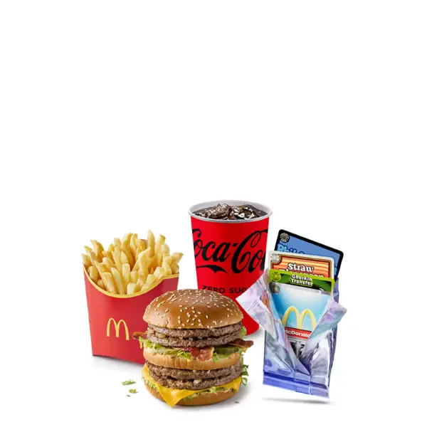 mcdonalds double big mac with bacon meal march