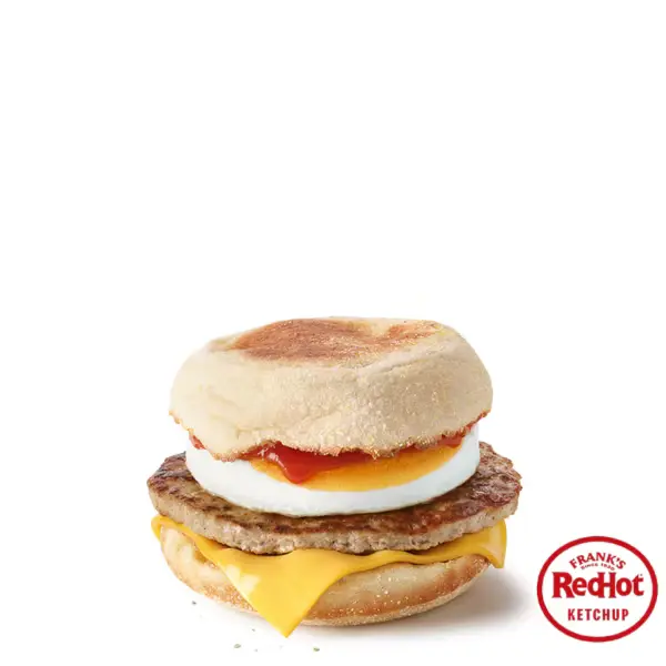 mcdonalds franks ketchup sausage egg mcmuffin April promo nutrition calculator tile