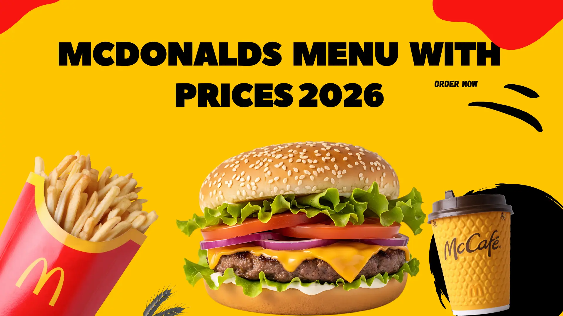 McDonald's Menu with Prices