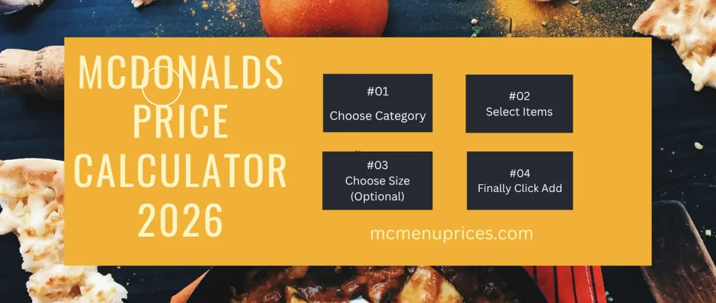 McDonald's Price Calculator 1 McDonald's Price Calculator 2026
