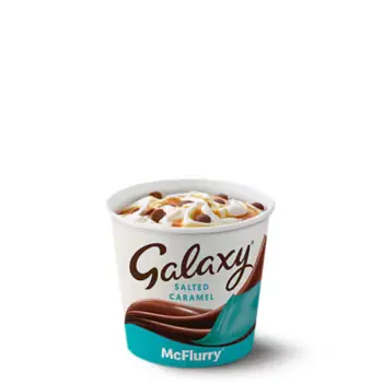 McDonald's Menu with Prices UK June 2026 29 mcdonalds Galaxy Salted Caramel McFlurry