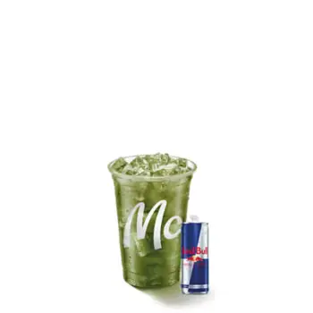 mcdonalds red bull green apple energiser